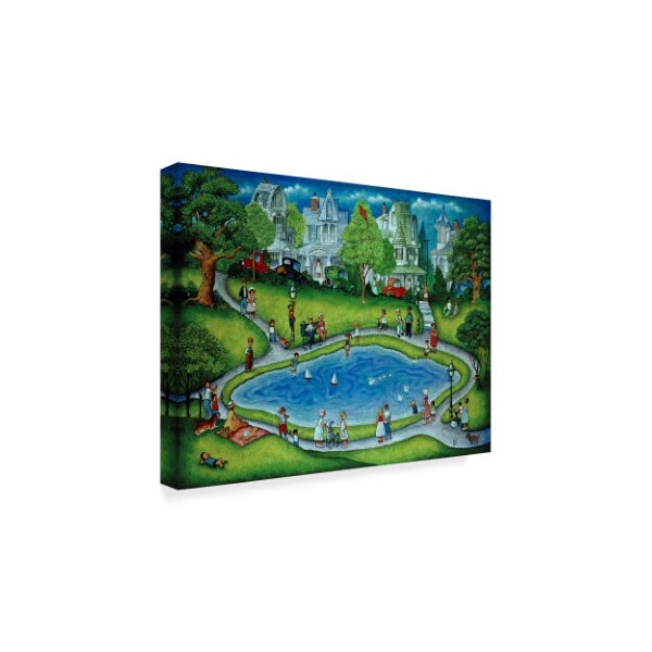 Bill Bell 'The Park' Canvas Art,35x47